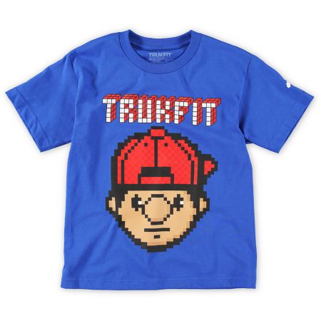 Trukfit Boys Tommy Digi Blue Tee Shirt