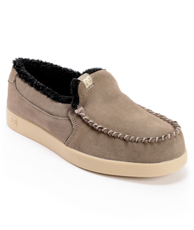 DC Villain LE Grey Slip On Slippers