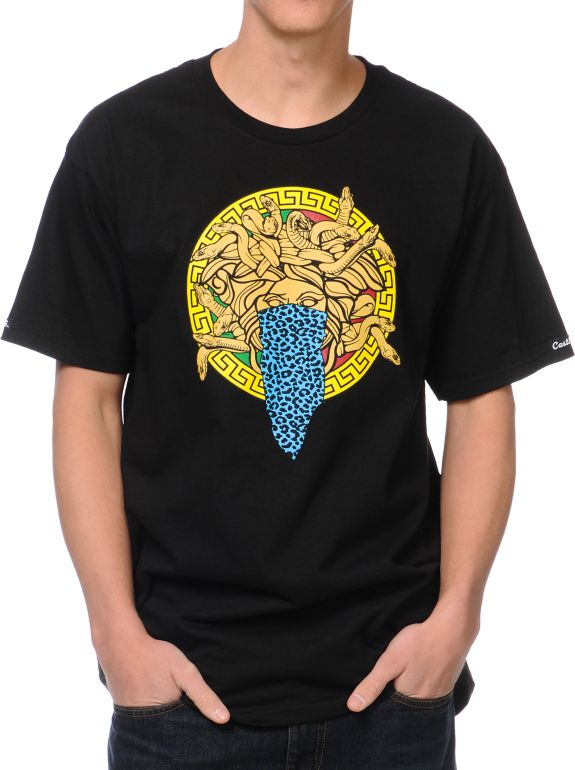 Crooks and Castles Bandusa Black Tee Shirt