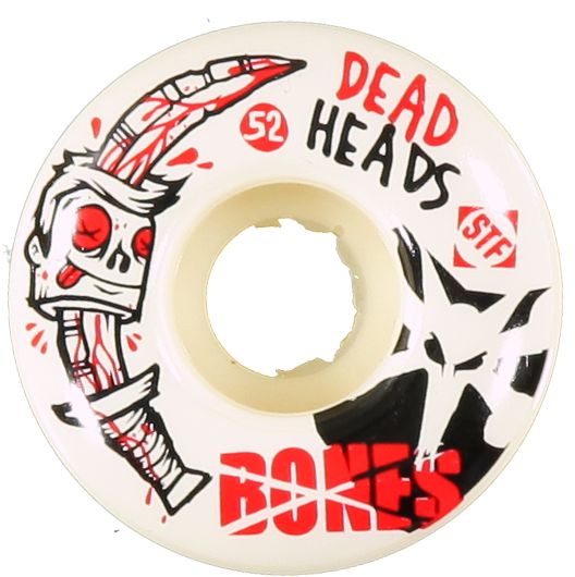 Bones Dead Head 52mm STF Skateboard wheels