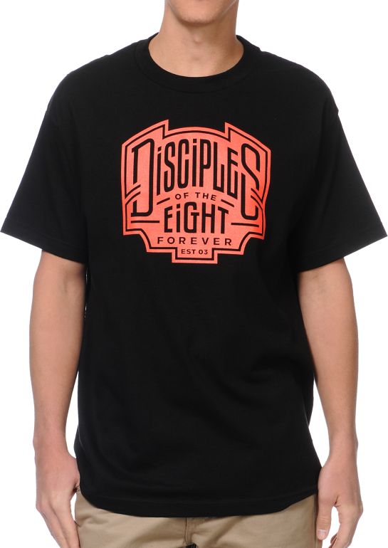 REBEL8 Disciples Black Tee Shirt