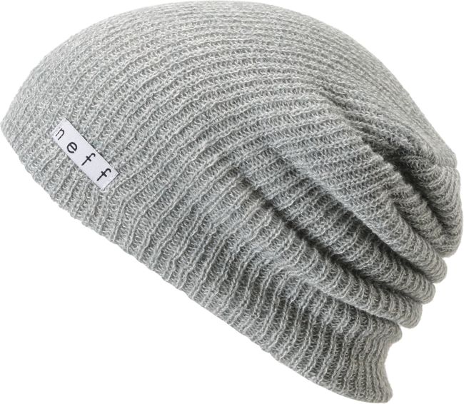 Neff Daily Heather Grey & White Beanie