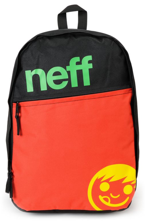 Neff Daily Black & Rasta Backpack