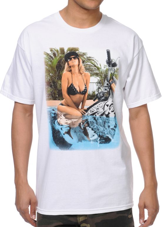 Unit Paradise White Tee Shirt