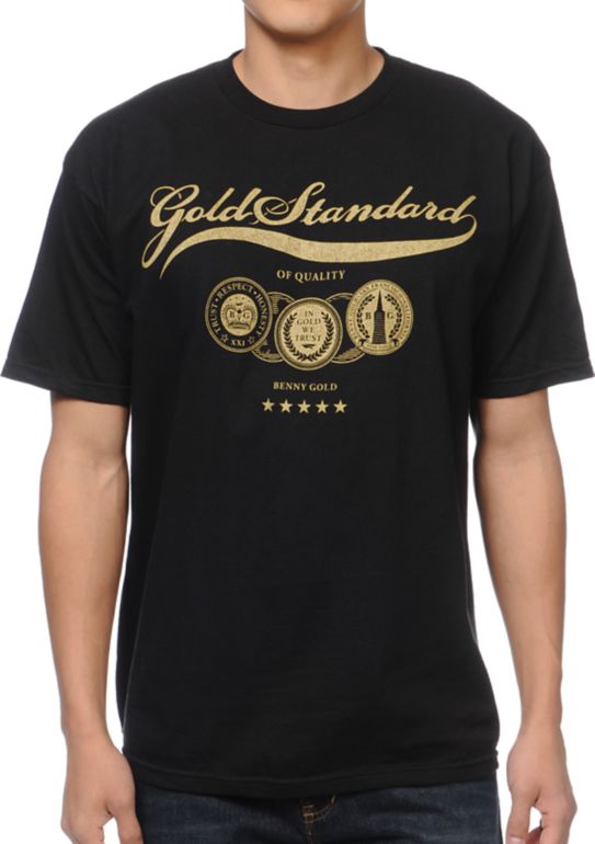 Benny Gold Gold Standard Black Tee Shirt