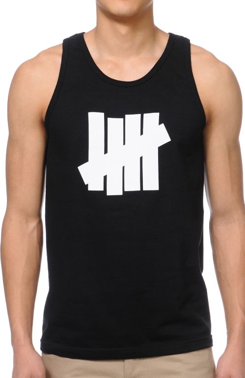 Undefeated 5 Strike Black Tank Top
