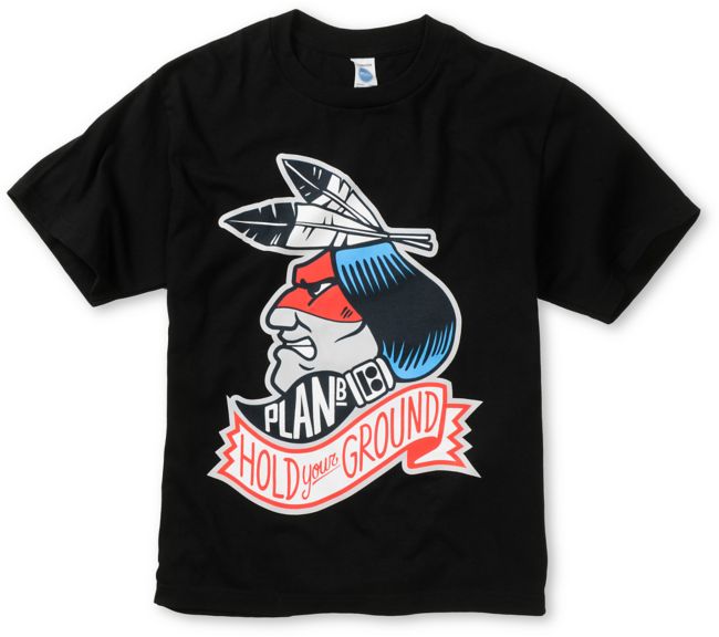 Plan B Boys Chief Black Tee Shirt