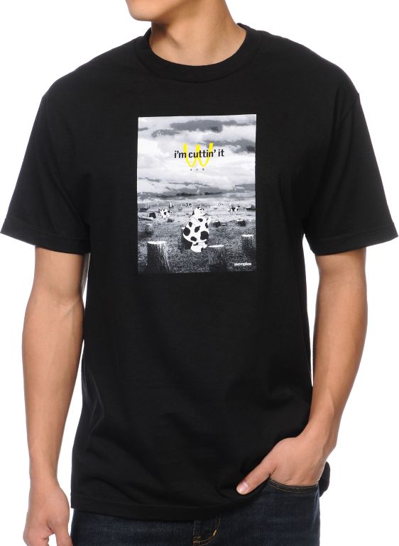 Akomplice Cutting It Black Tee Shirt