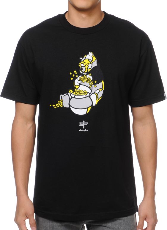 Akomplice Winning The Doh Black Tee Shirt