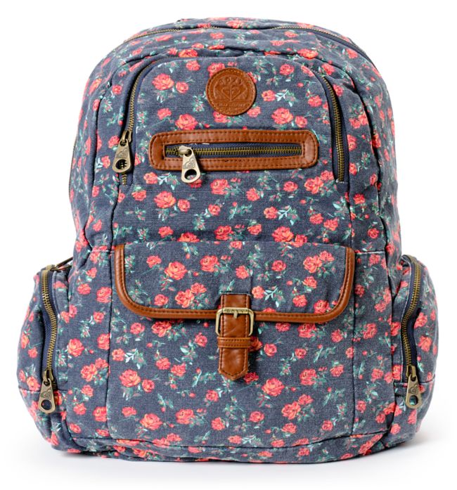 Roxy Ship Out Floral Print Backpack