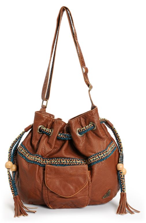 Roxy Good Life Brown Shoulder Bag