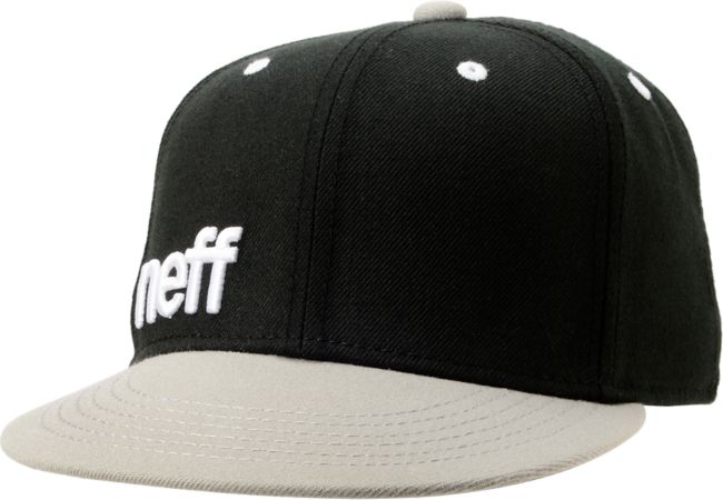 Neff Daily Black & Grey Snapback Hat