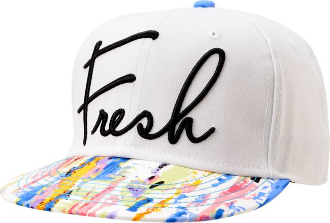 Neff Ill White & Printed Snapback Hat