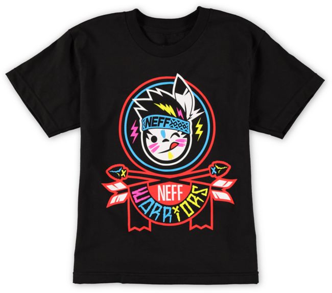 Neff Boys Warrior Kenni Black Tee Shirt