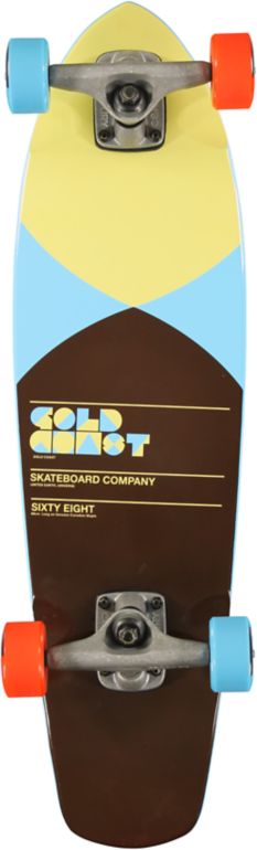 Gold Coast Pier Blue 7.5 Mini Cruiser Complete Skateboard