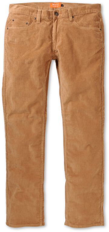 Matix MJ Caramel Brown Slim Corduroy Pants