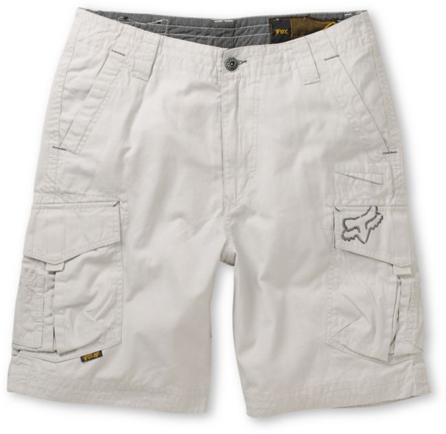 Fox Slambozo Light Grey Cargo Shorts