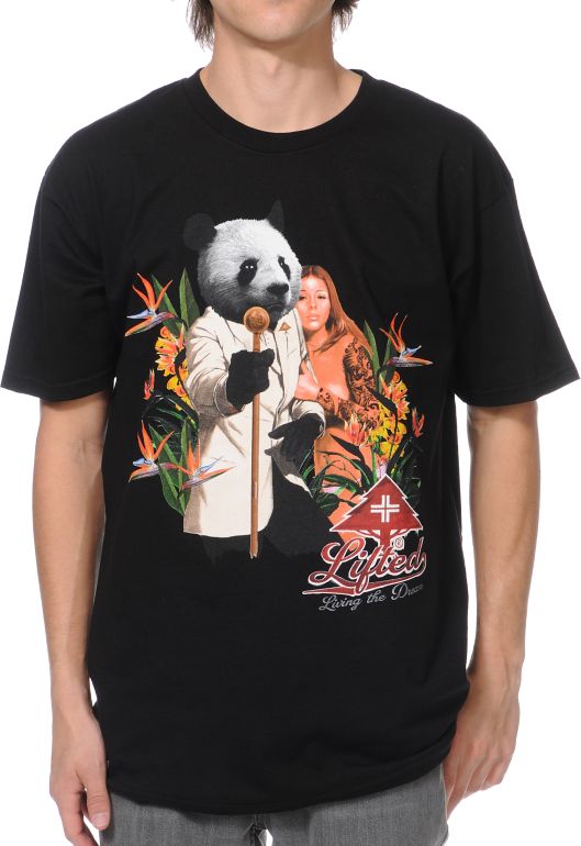 LRG Living The Dream Black Tee Shirt