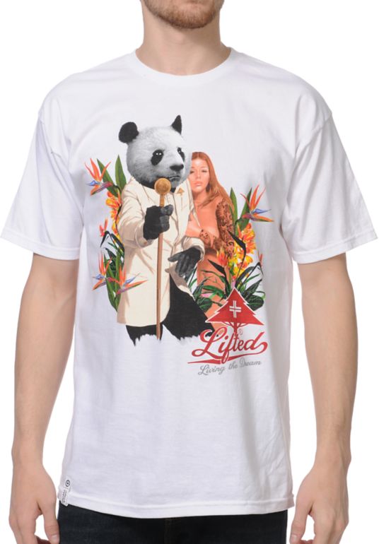 LRG Living The Dream White Tee Shirt
