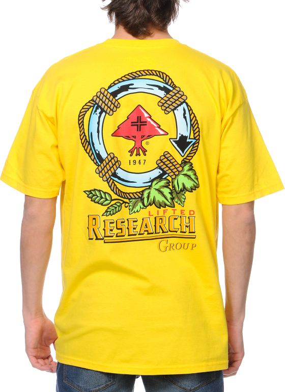 LRG Cerveza Life Yellow Tee Shirt