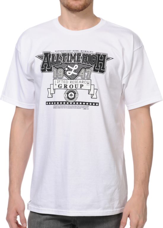 LRG All Time High White Tee Shirt