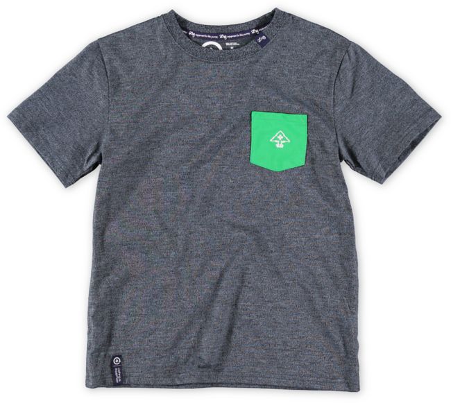 LRG Boys Core Charcoal Grey Pocket Tee Shirt