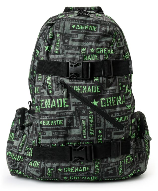 Grenade Green & Black Task Force Backpack