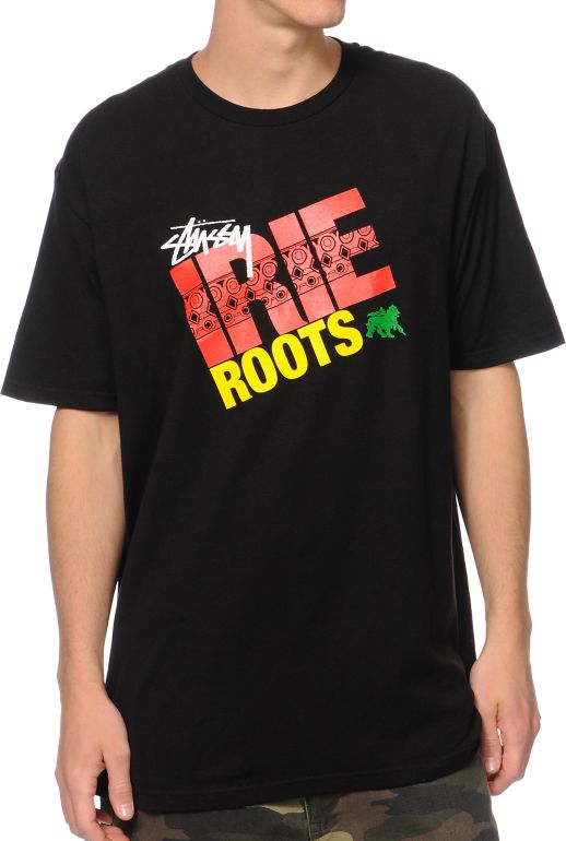 Stussy Booty Speakers Black Tee Shirt