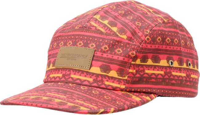 Obey Marrakesh Red 5 Panel Hat