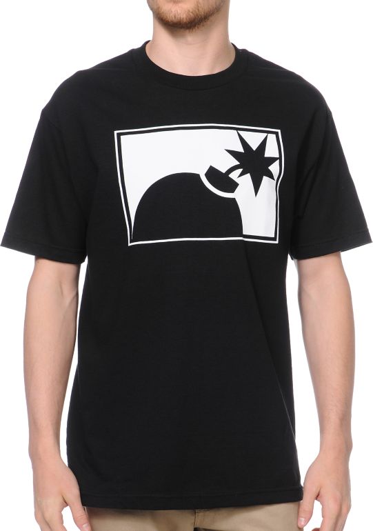 The Hundreds Forever Half Bomb Black Tee Shirt