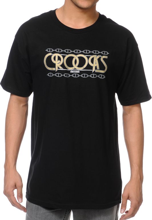 Crooks and Castles Royal Black Tee Shirt