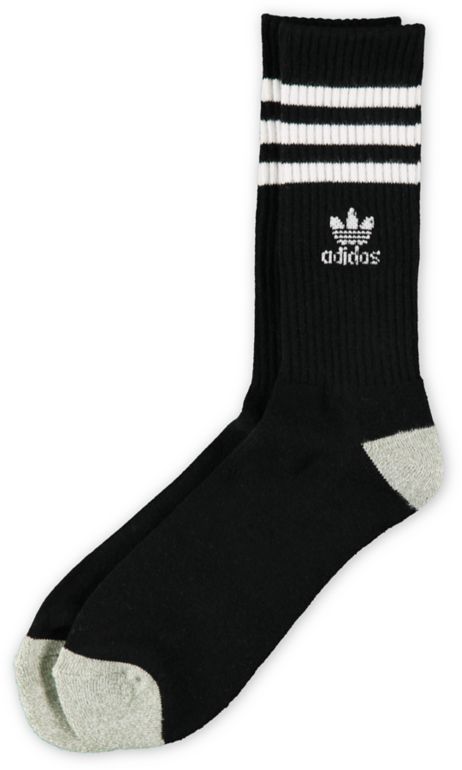 Adidas Originals Black & White Crew Socks
