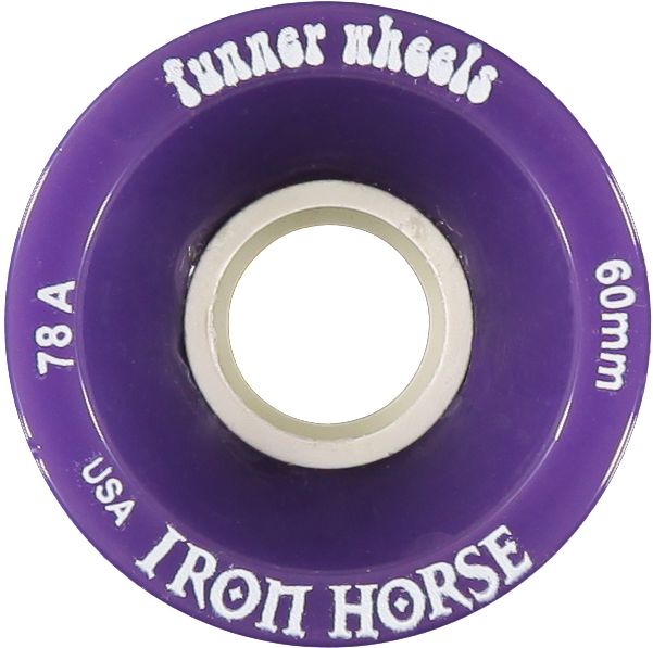Iron Horse The Funner Purple 60mm Longboard Wheels