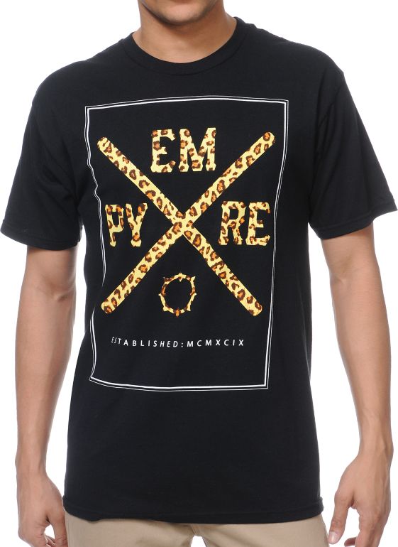 Empyre Hunted Empyre Black Tee Shirt