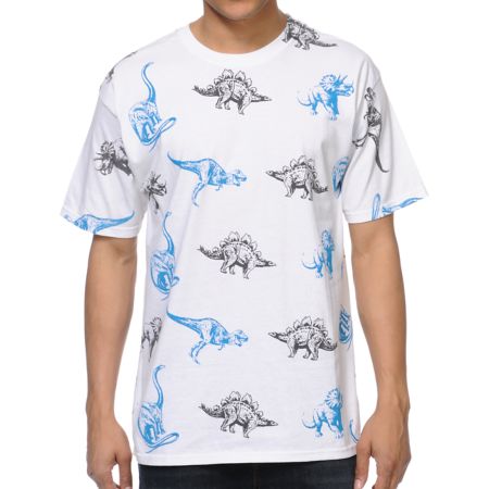 A-Lab Dino Party White Tee Shirt
