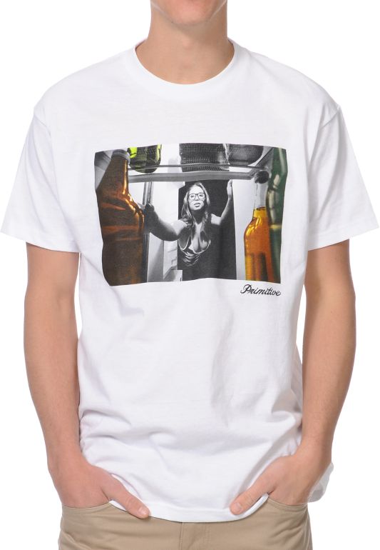 Primitive Fridge White Tee Shirt