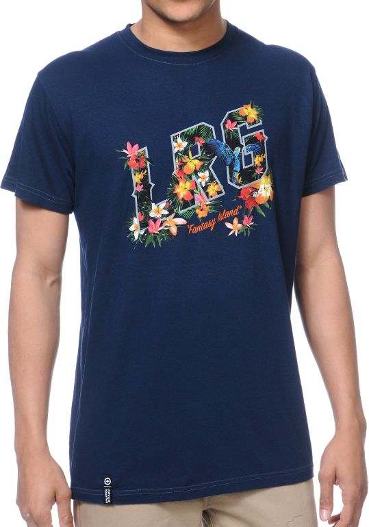 LRG Fantasy Navy Tee Shirt