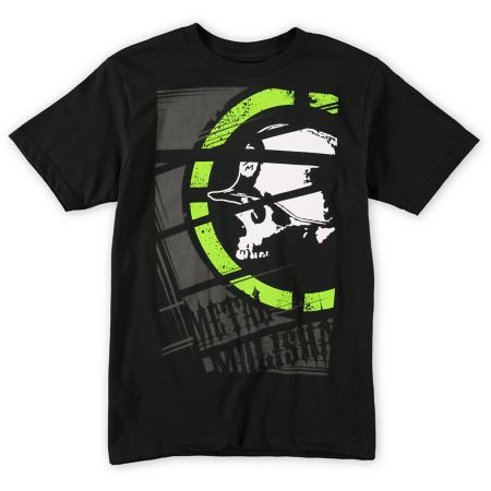 Metal Mulisha Boys Cropped Black Tee Shirt