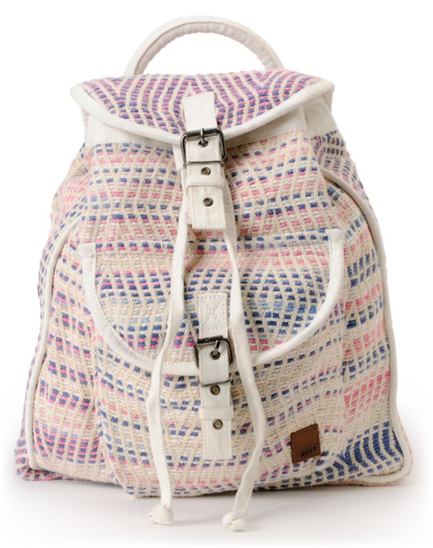Roxy Drifter Cream & Pink Rucksack Backpack