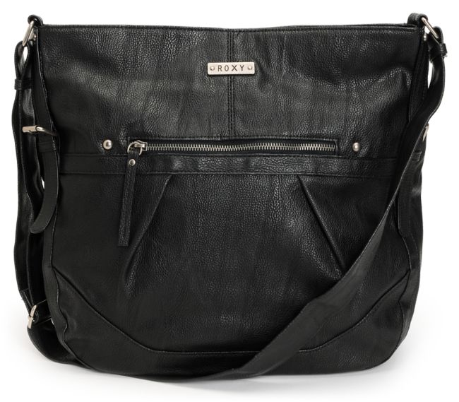 Roxy Easy Breezy Black Faux Leather Handbag