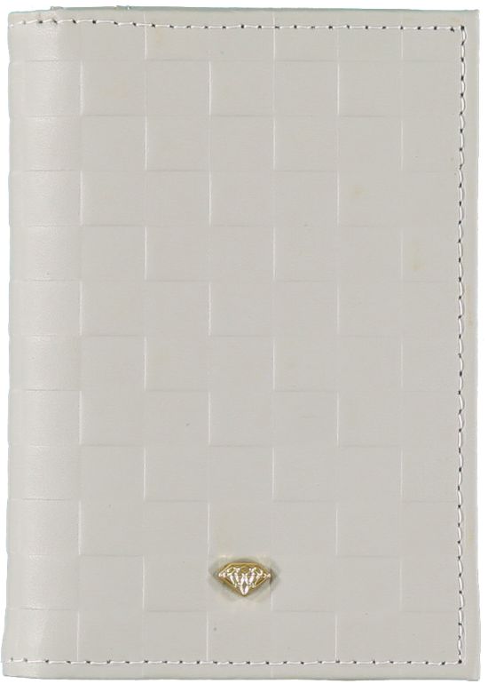Diamond Supply Check Grey Embossed Bifold Wallet