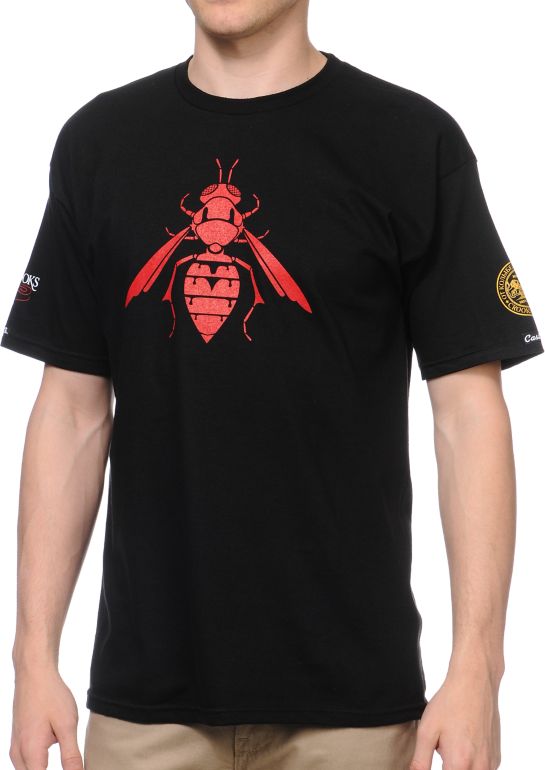 Crooks and Castles x SSUR Stinger Black Tee Shirt