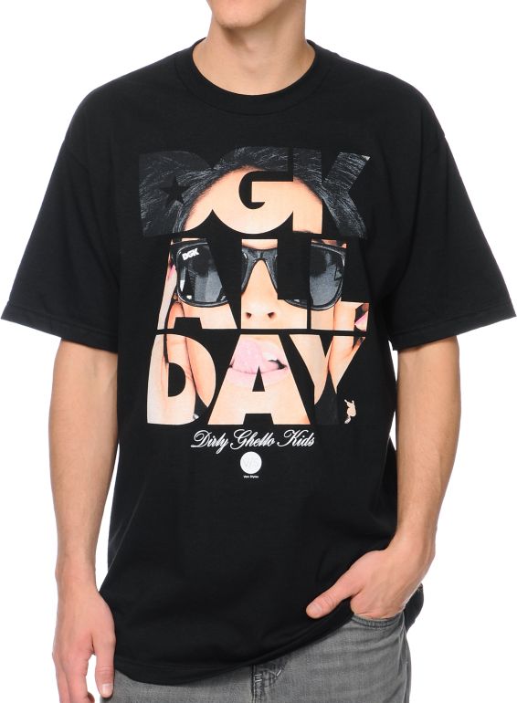 DGK x Van Styles DGK All Day Black Tee Shirt
