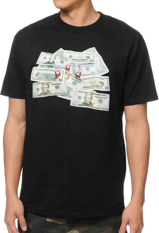DGK Come Up Black Tee Shirt