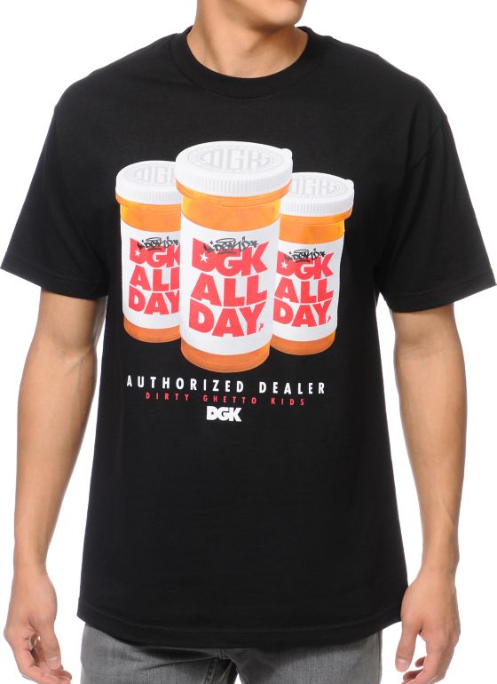 DGL Authorized Dealer Black Tee Shirt
