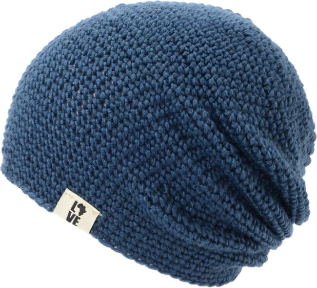 Krochet Kids 5207.5 Dark Blue Slouchy Beanie