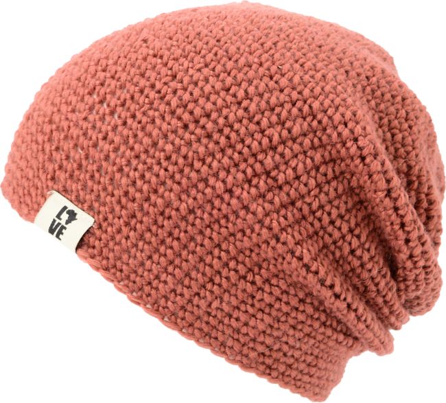 Krochet Kids 5207.5 Rose Pink Slouchy Beanie