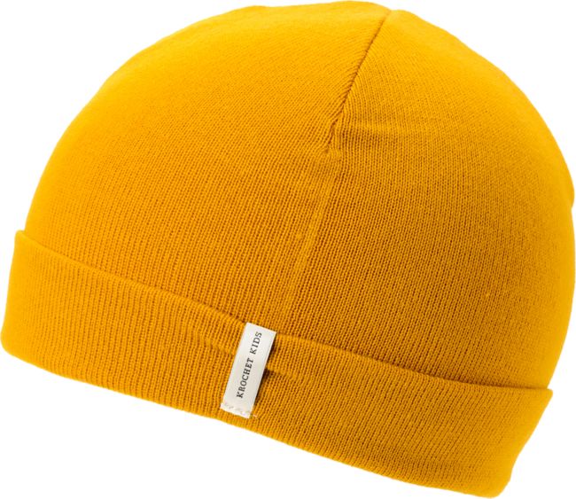 Krochet Kids Helm Mustard Yellow Cuff Beanie