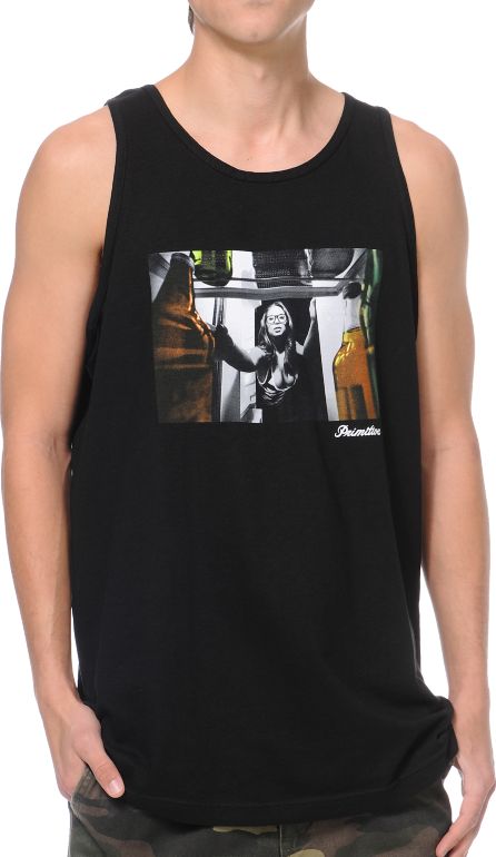 Primitive Fridge Black Tank Top