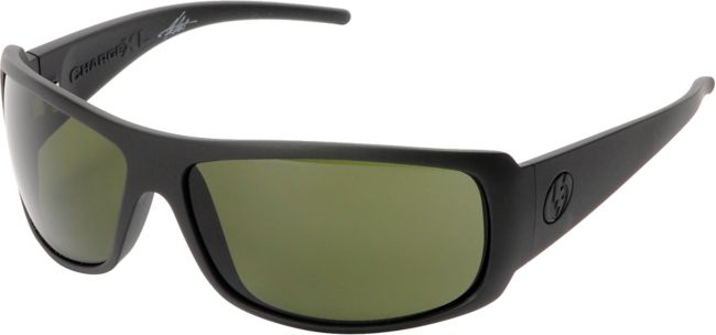 Electric Charge XL Matte Black & Grey Sunglasses